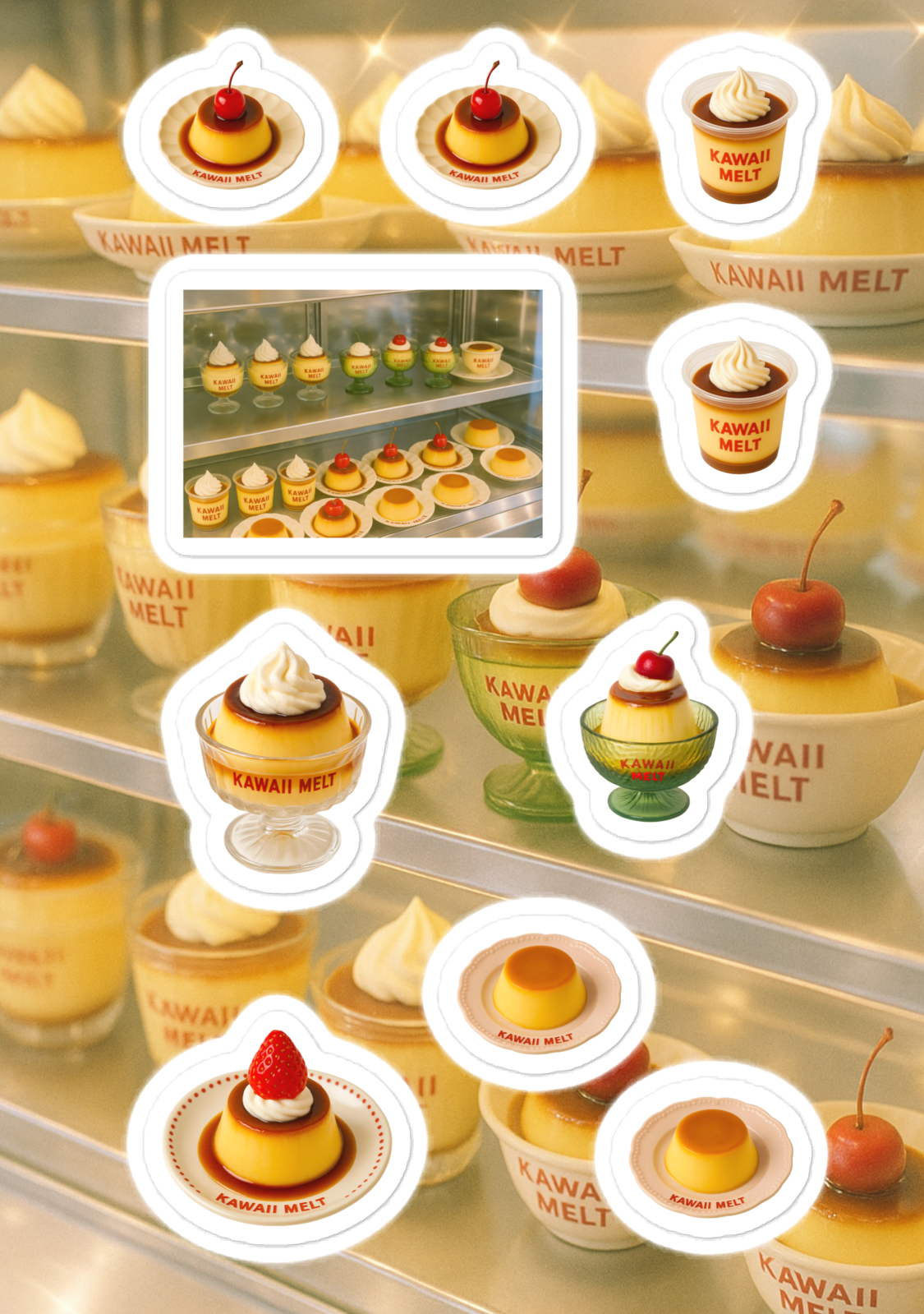 Pudding Time Sticker Sheet