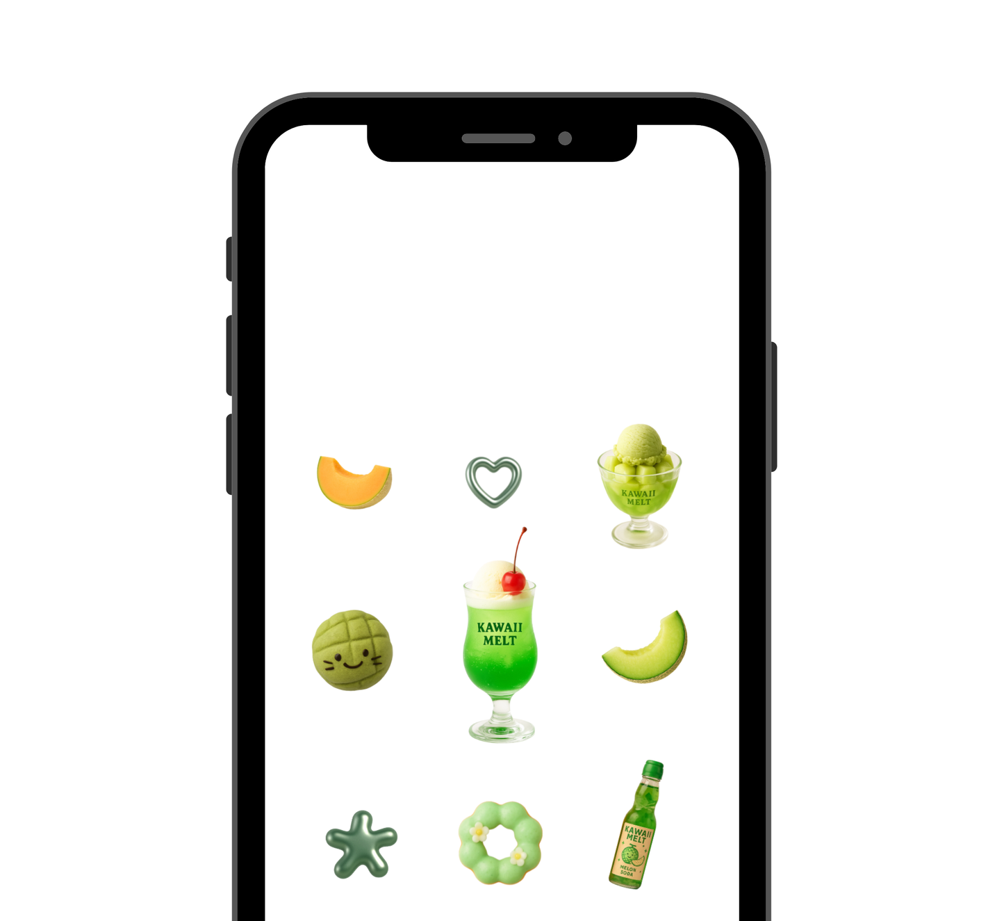 Melon Soda Phone Wallpaper V3