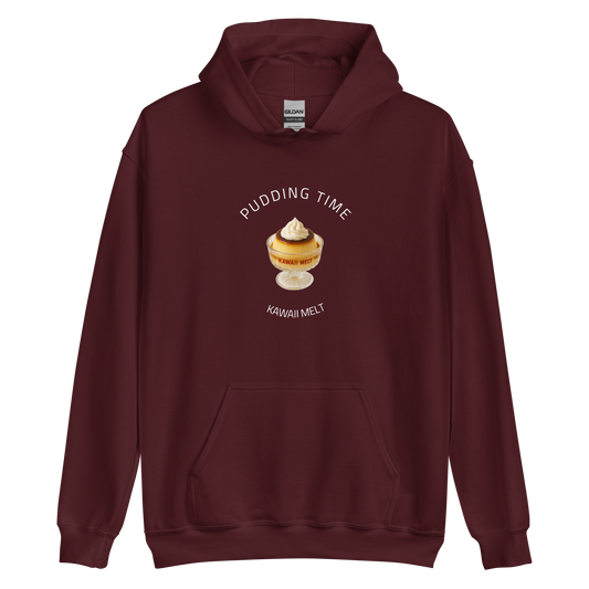 Pudding Time Burgundy Hoodie