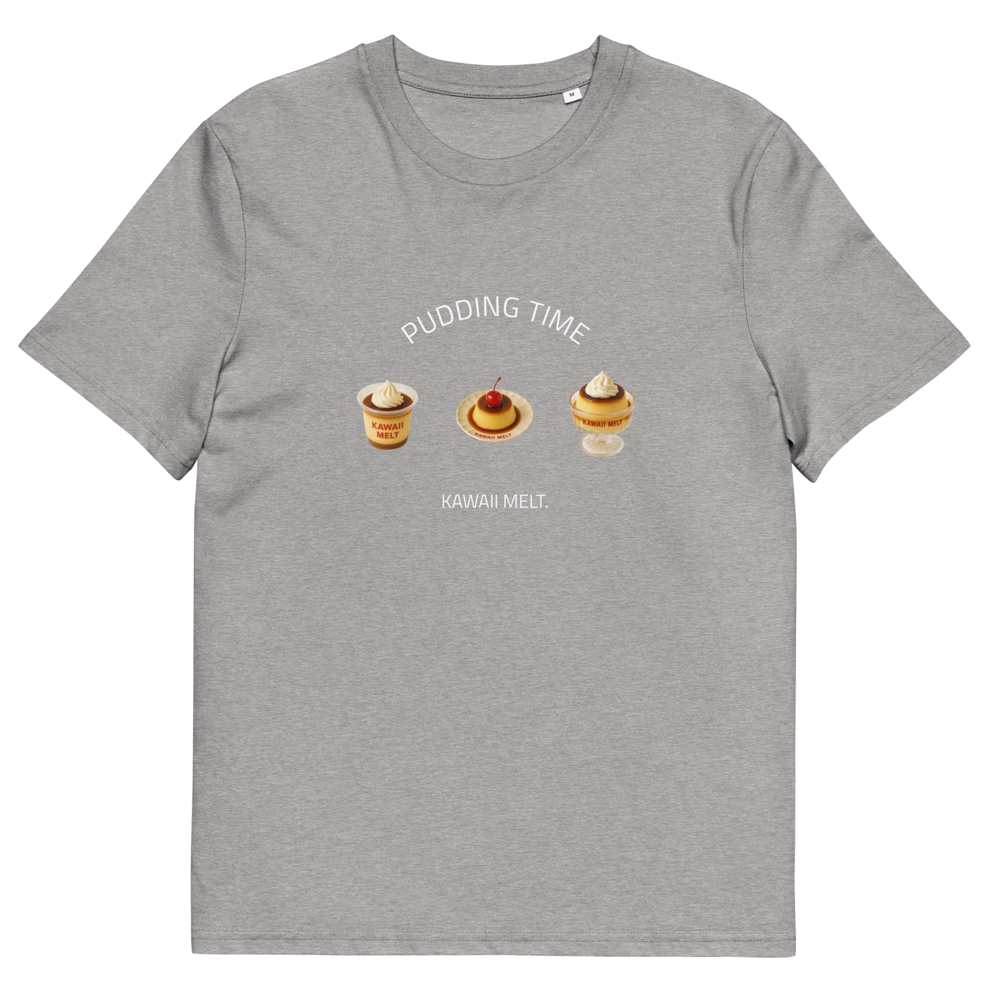 Pudding Time Gray Tee